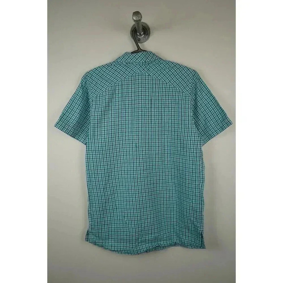 Jordan Brand Button-Down Shirt Men's Medium Blue Summer #583 - Picture 2 of 9